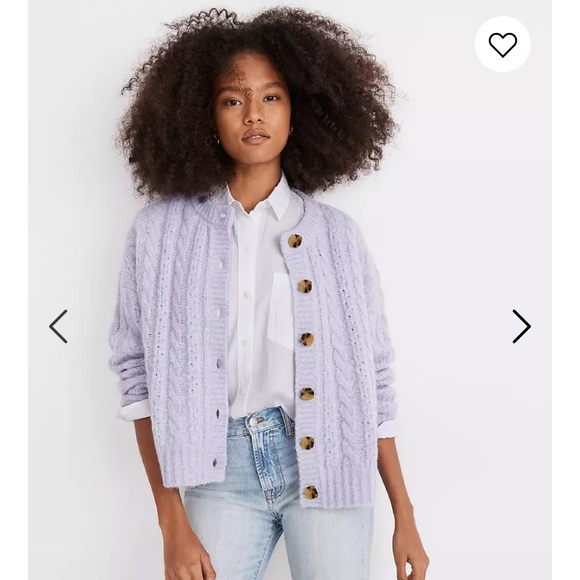 madewell pointelle cardigan